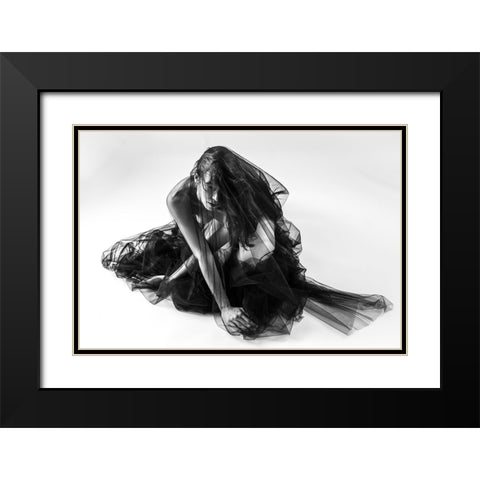 No Title Yet Black Modern Wood Framed Art Print with Double Matting by Golob, Gorazd