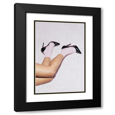 Pink Dreams #01 Black Modern Wood Framed Art Print with Double Matting by 1x Studio III