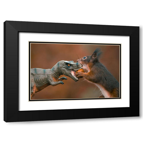 Battle Of The Year Black Modern Wood Framed Art Print with Double Matting by Colemont, Niki