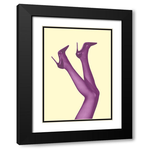 Kick Up Your Heels #05 Black Modern Wood Framed Art Print with Double Matting by 1x Studio III