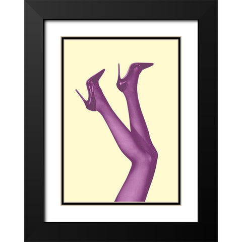 Kick Up Your Heels #05 Black Modern Wood Framed Art Print with Double Matting by 1x Studio III