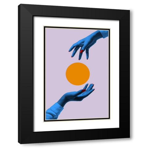Chosen No 01 Black Modern Wood Framed Art Print with Double Matting by 1x Studio III