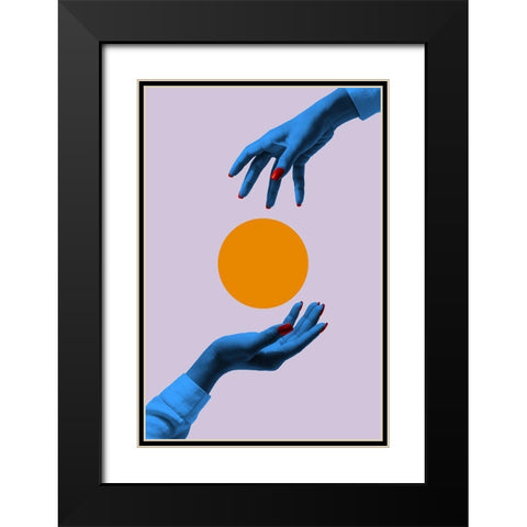 Chosen No 01 Black Modern Wood Framed Art Print with Double Matting by 1x Studio III