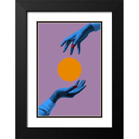 Chosen No 02 Black Modern Wood Framed Art Print with Double Matting by 1x Studio III