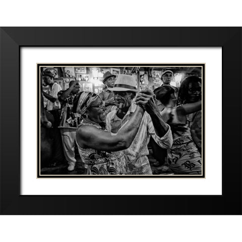 Casa De Musica Black Modern Wood Framed Art Print with Double Matting by Bauer, Andreas