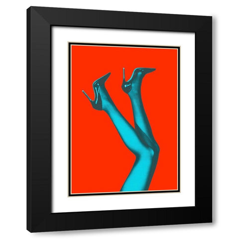 Kick up Your Heels #07 Black Modern Wood Framed Art Print with Double Matting by 1x Studio III