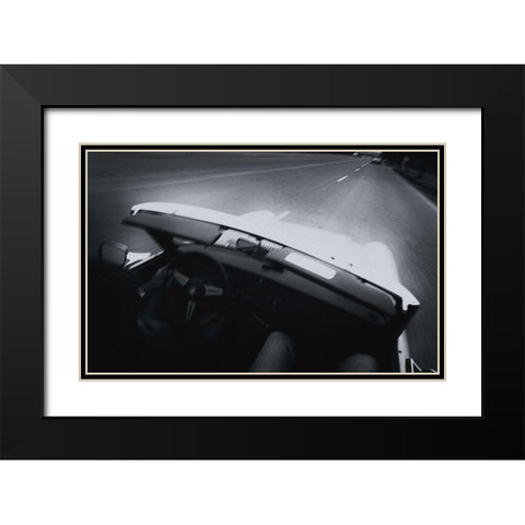 Chasing Rain Black Modern Wood Framed Art Print with Double Matting by Mccleave, Thomas