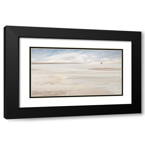 Surfer Black Modern Wood Framed Art Print with Double Matting by Claes, Gilbert