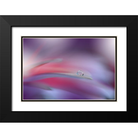 The Essence Of Being..II Black Modern Wood Framed Art Print with Double Matting by Nan, Juliana