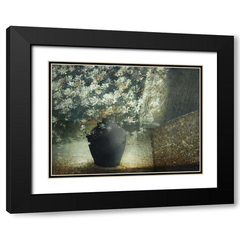 Floral Still Life Black Modern Wood Framed Art Print with Double Matting by Talen, Nel