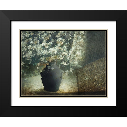 Floral Still Life Black Modern Wood Framed Art Print with Double Matting by Talen, Nel