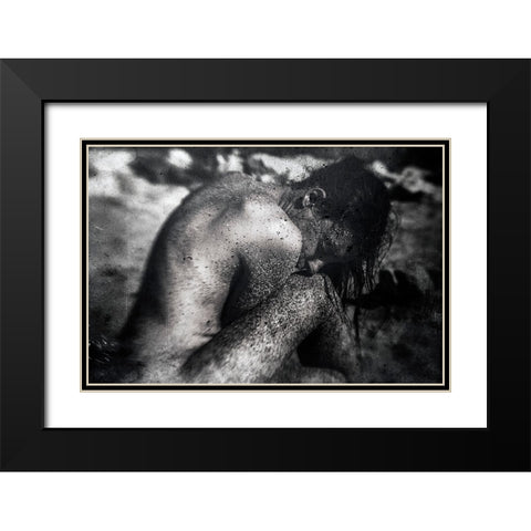 Watermark Black Modern Wood Framed Art Print with Double Matting by Bousca, Bogdan