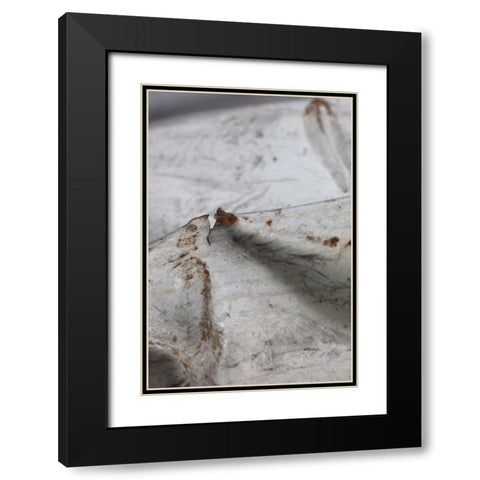 corrugated iron_1 Black Modern Wood Framed Art Print with Double Matting by 1x Studio III