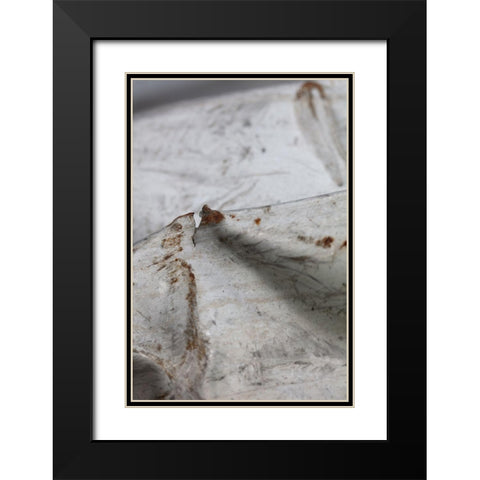corrugated iron_1 Black Modern Wood Framed Art Print with Double Matting by 1x Studio III
