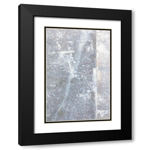 Sheet metal wall_4 Black Modern Wood Framed Art Print with Double Matting by 1x Studio III