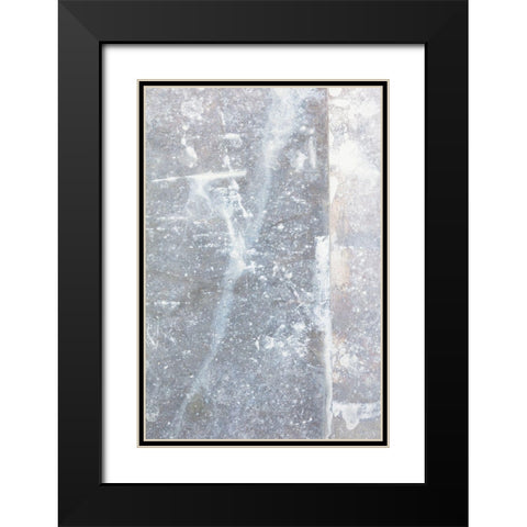 Sheet metal wall_4 Black Modern Wood Framed Art Print with Double Matting by 1x Studio III