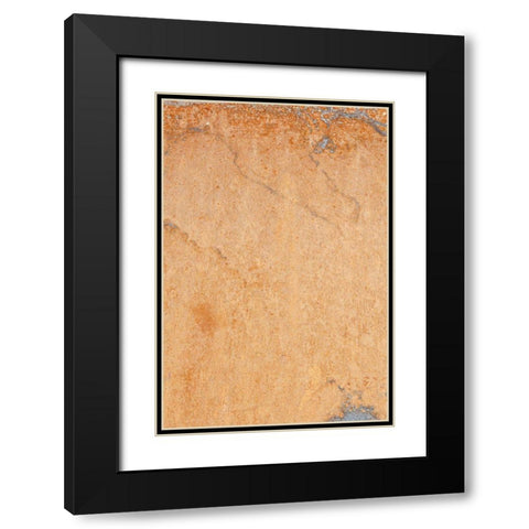 Orange wall Black Modern Wood Framed Art Print with Double Matting by 1x Studio III