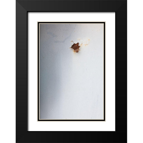 Hole in the wall Black Modern Wood Framed Art Print with Double Matting by 1x Studio III