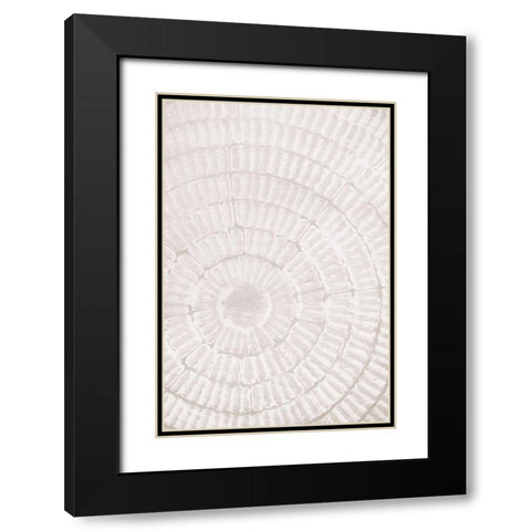 Pattern_plate_1 Black Modern Wood Framed Art Print with Double Matting by 1x Studio III