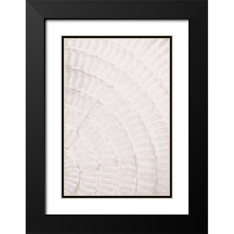 Pattern plate_beige_2 Black Modern Wood Framed Art Print with Double Matting by 1x Studio III