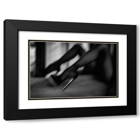 Bona|Sera Black Modern Wood Framed Art Print with Double Matting by Schottstaedt, Erik
