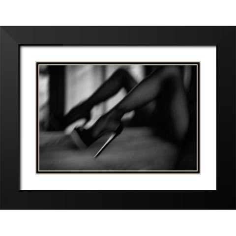 Bona|Sera Black Modern Wood Framed Art Print with Double Matting by Schottstaedt, Erik