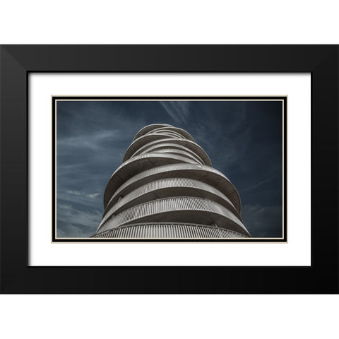 Urban Architecture Black Modern Wood Framed Art Print with Double Matting by Schuster, Inge