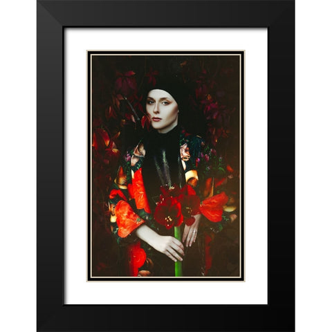 The Divine Feminine Black Modern Wood Framed Art Print with Double Matting by Bolgov, Ruslan
