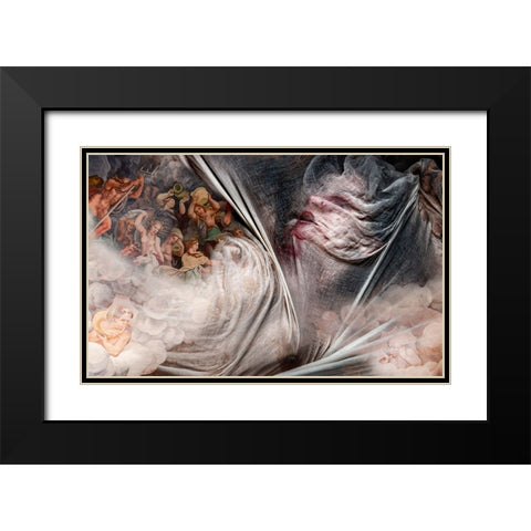 Dreams And Nightmares Black Modern Wood Framed Art Print with Double Matting by Dixon, Colin
