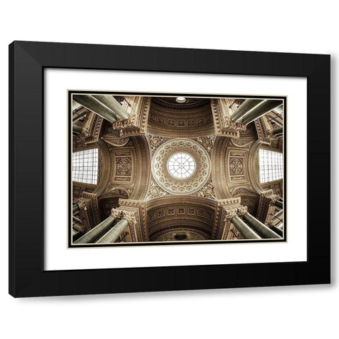 Versailles Iii Black Modern Wood Framed Art Print with Double Matting by El Gamal, Nanouk