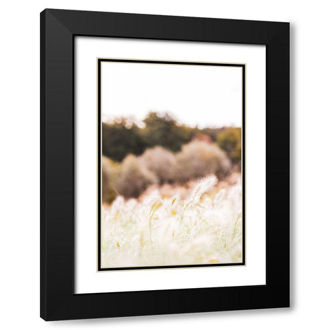 Meadow Black Modern Wood Framed Art Print with Double Matting by 1x Studio III