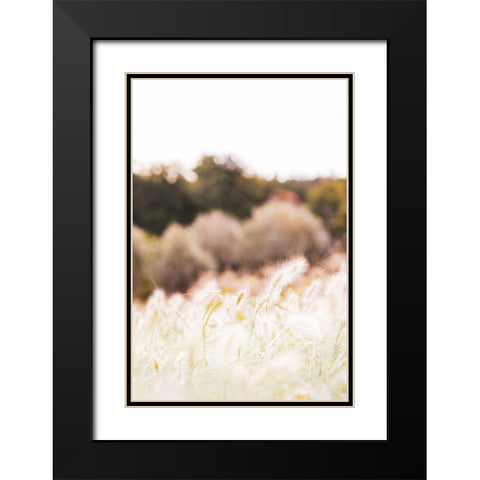 Meadow Black Modern Wood Framed Art Print with Double Matting by 1x Studio III