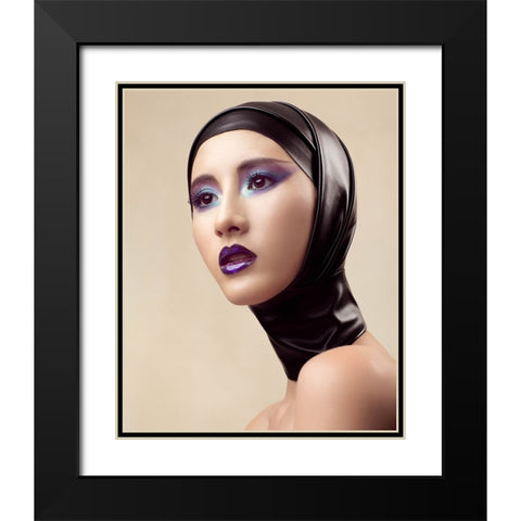 Feng Black Modern Wood Framed Art Print with Double Matting by Diaz, Anderson