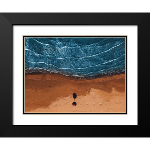 The Sentinel Black Modern Wood Framed Art Print with Double Matting by Petrini, Alessandro