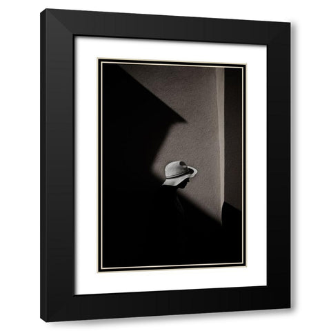 Incinerate Black Modern Wood Framed Art Print with Double Matting by Barone, Vincenzo