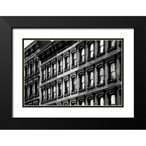 Seeing The Past In The Present Black Modern Wood Framed Art Print with Double Matting by Ong, Aldwin