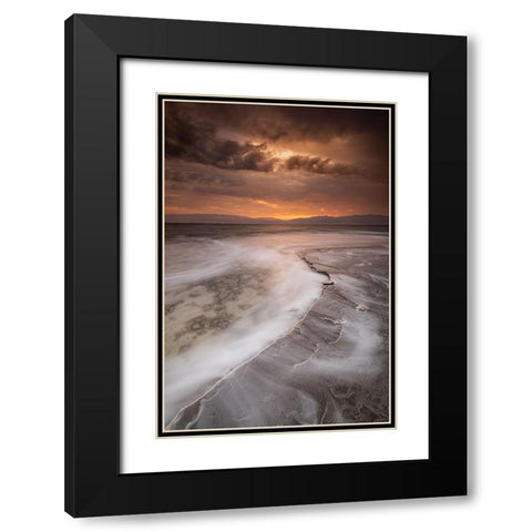 Salt Shelf Black Modern Wood Framed Art Print with Double Matting by Ehrlich, Amir