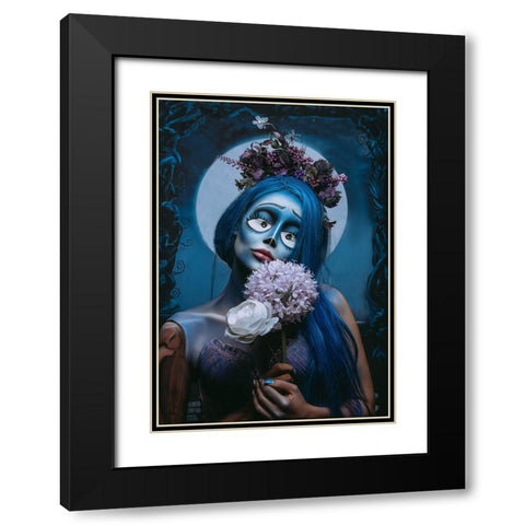 Corpse Bride Black Modern Wood Framed Art Print with Double Matting by Behzadi Boroujeni, Amir