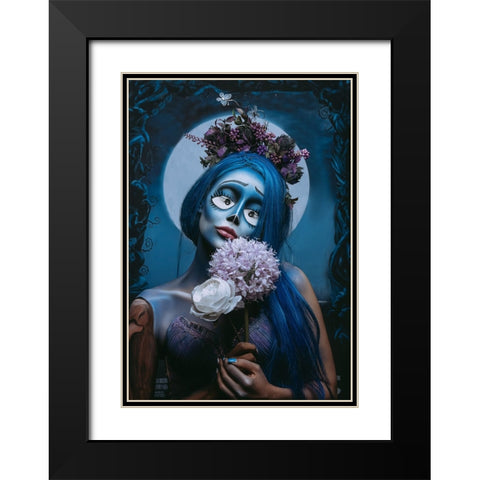Corpse Bride Black Modern Wood Framed Art Print with Double Matting by Behzadi Boroujeni, Amir