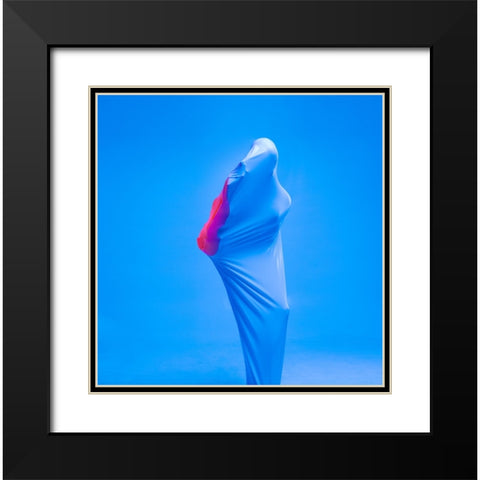 Voice. Violin. Black Modern Wood Framed Art Print with Double Matting by Borovskikh, Denis