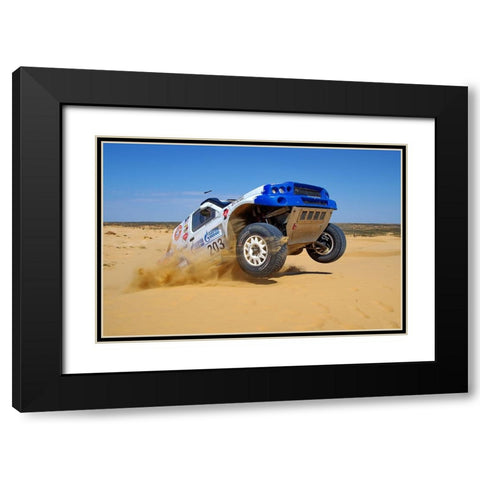 KING OF DESERT Black Modern Wood Framed Art Print with Double Matting by Alaberdov, Arsen