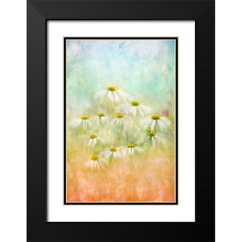 Subtle Summer Black Modern Wood Framed Art Print with Double Matting by Parker, Jacky