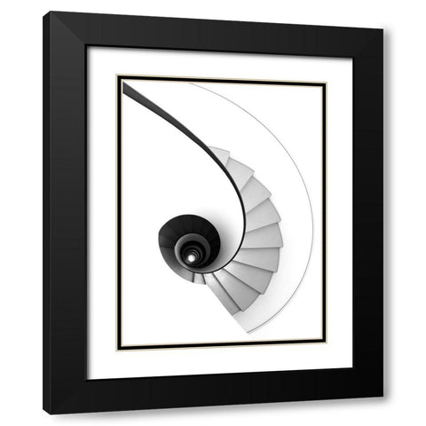 Jewel Black Modern Wood Framed Art Print with Double Matting by Sandor, Kelemen