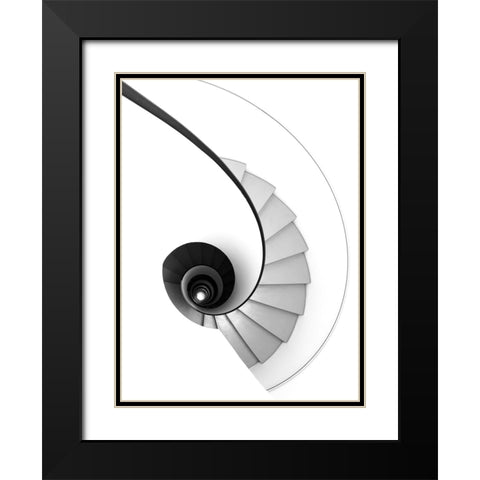 Jewel Black Modern Wood Framed Art Print with Double Matting by Sandor, Kelemen