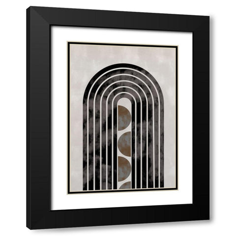 arch_capsule_001 Black Modern Wood Framed Art Print with Double Matting by 1x Studio II