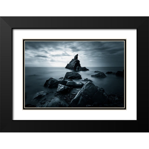 Life on earth ? Black Modern Wood Framed Art Print with Double Matting by Giani, Cristiano