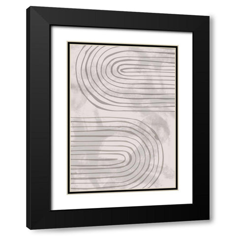 Arch_bend_003 Black Modern Wood Framed Art Print with Double Matting by 1x Studio II