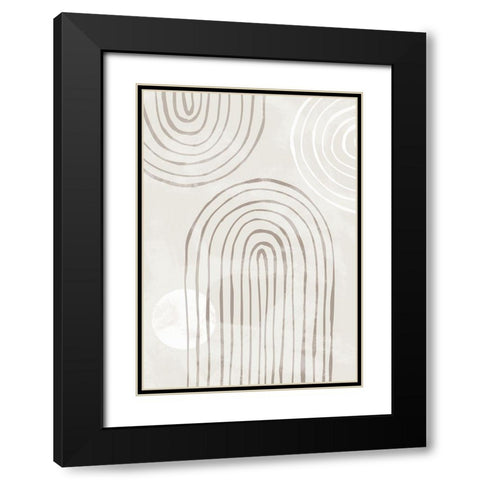 Arch_byhand_008 Black Modern Wood Framed Art Print with Double Matting by 1x Studio II