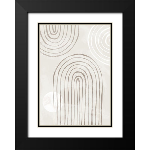 Arch_byhand_008 Black Modern Wood Framed Art Print with Double Matting by 1x Studio II