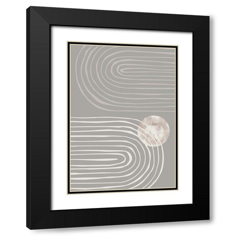Arch_dark_001-01 Black Modern Wood Framed Art Print with Double Matting by 1x Studio II